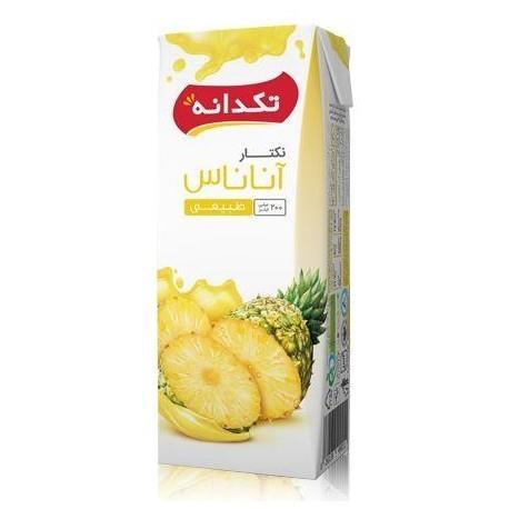 آبمیوه آناناس تکدانه 200 سی سی
